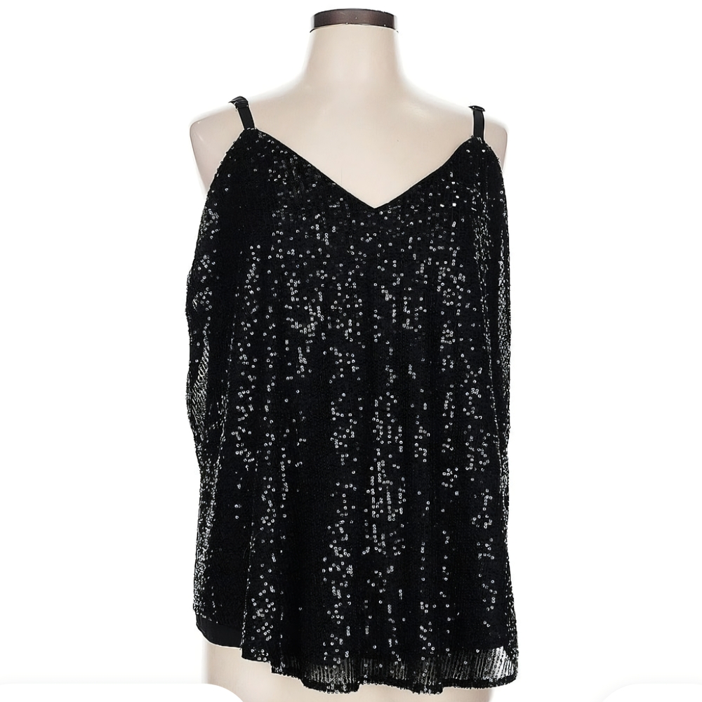 Torrid Black Sequin Camisole